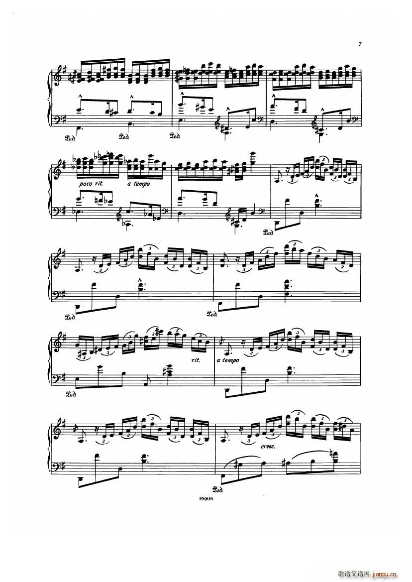 Albeniz op 65 Etudes no 1 7(����V)7