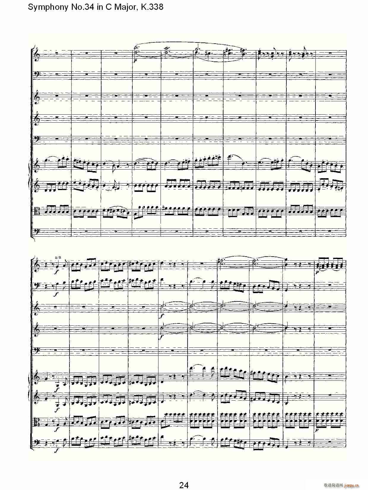 Symphony No.34 in C Major, K.338(ʮ�ּ�����)24