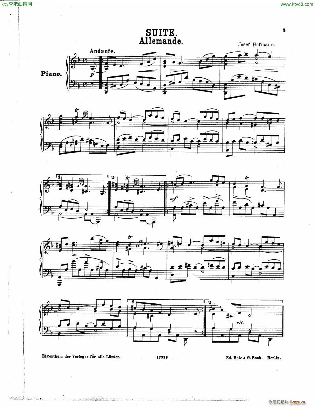 Hofmann Suite(����V)1