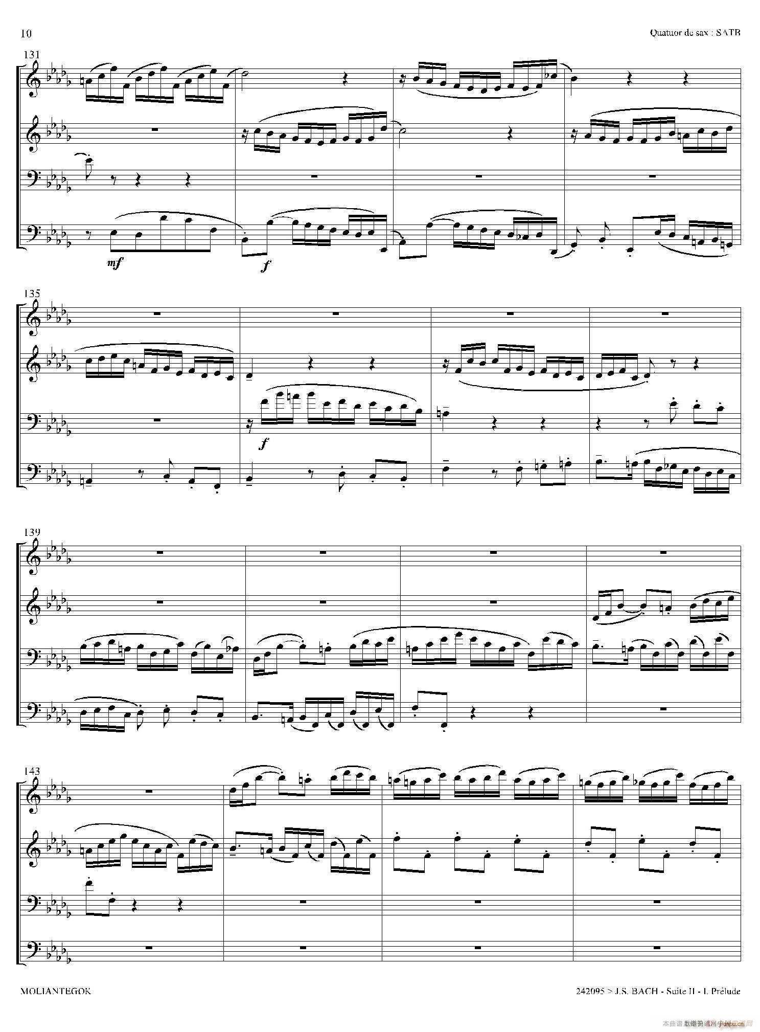 Suite anglaise No 2 BWV 807 �����M��֮�� ǰ���� ������(���V)9