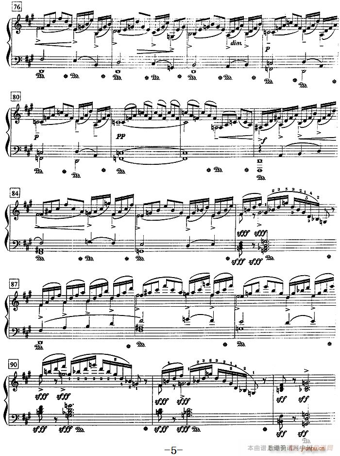 ��ٽ̵̳ڰ˼� ���☷(l�� )�� С�� Op 3 No 4(����V)5