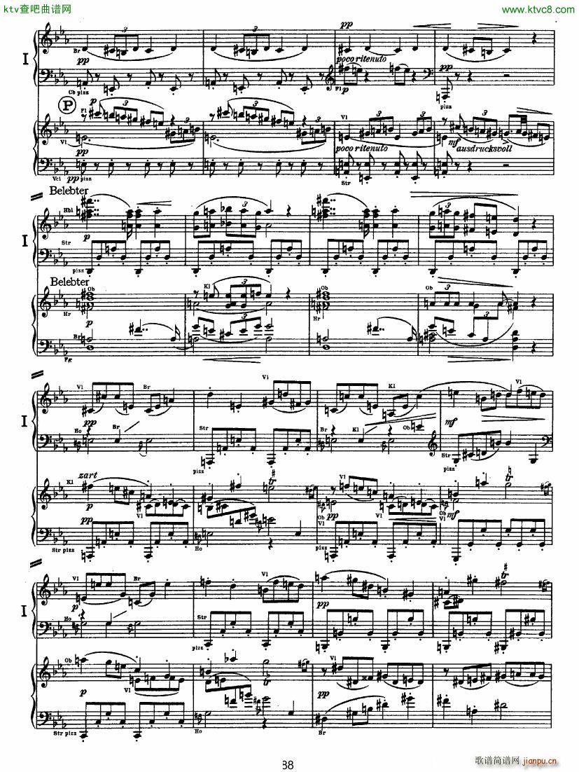 Bruckner Symphony No 4 4 hands arr ��(����V)37