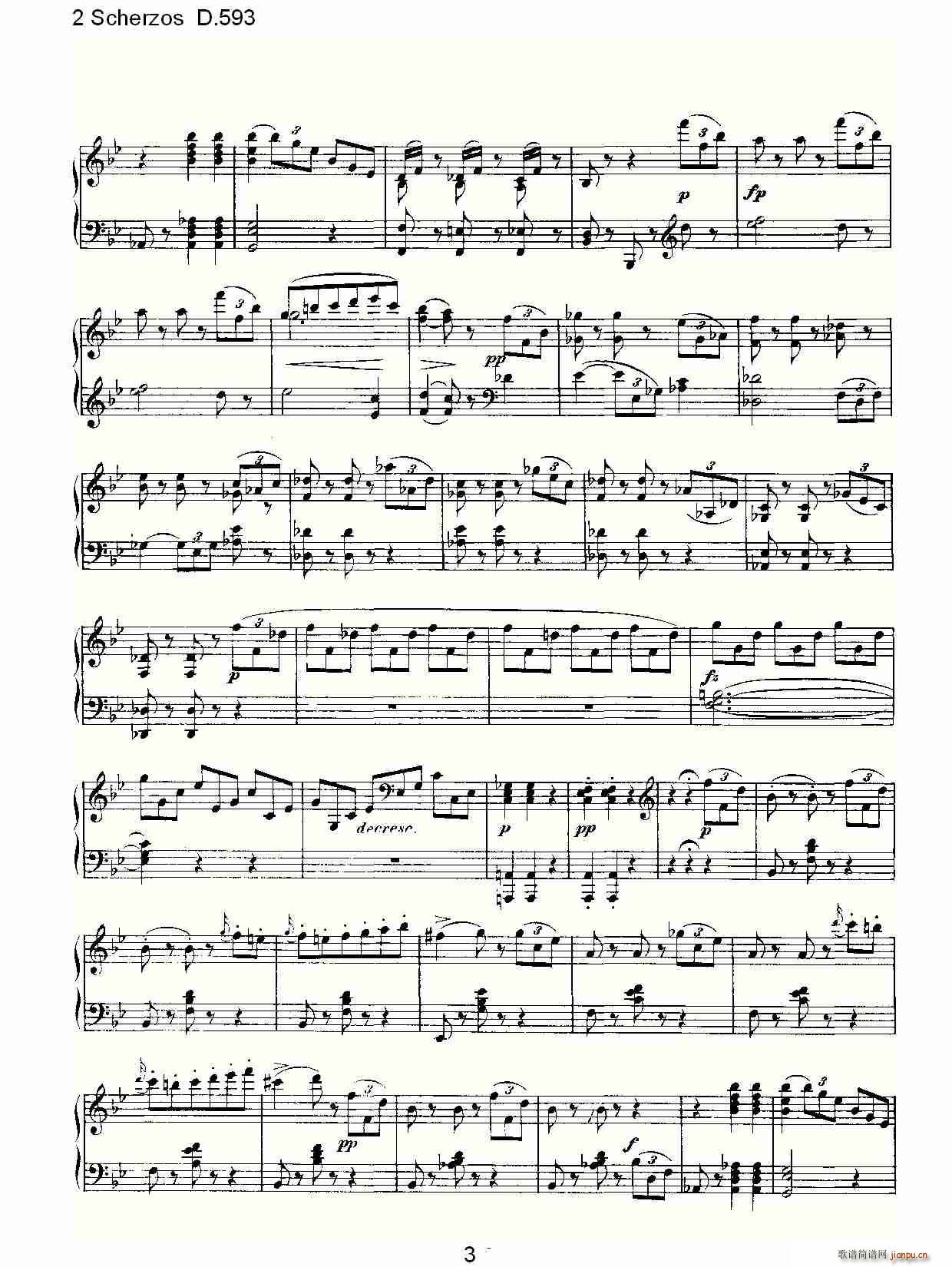 2 Scherzos D.593(ʮ�ּ�����)3