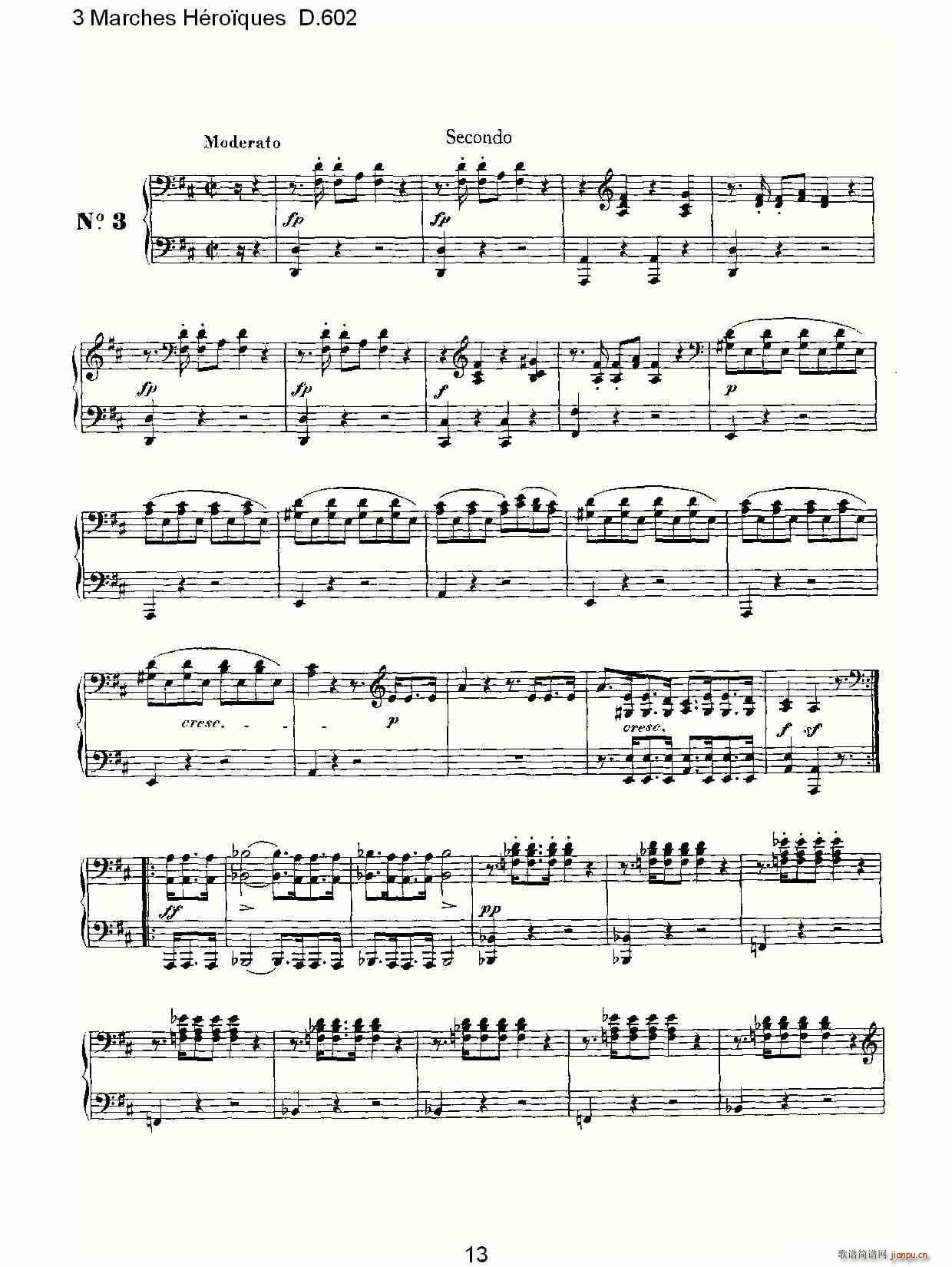 3 Marches H��ro?ques D 602 3 �M(j��n)����H��ro?ques D 602(����V)13