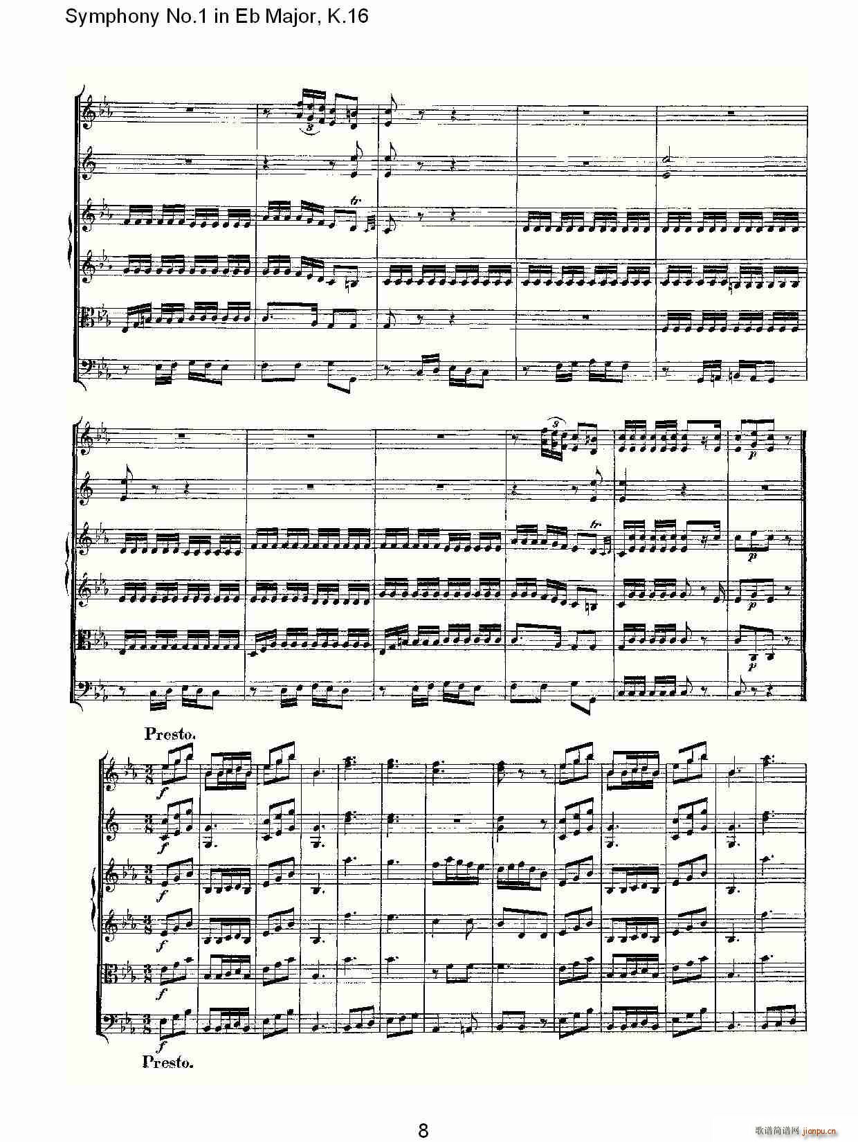 Symphony No.1 in Eb Major��K.16(ʮ�ּ�����)8