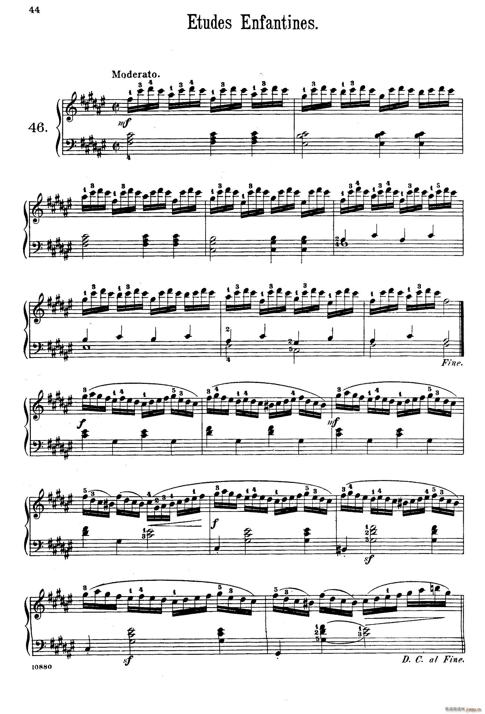 Etudes Enfantines Op 37 ��ͯ��پ����� ��46 50��(����V)1