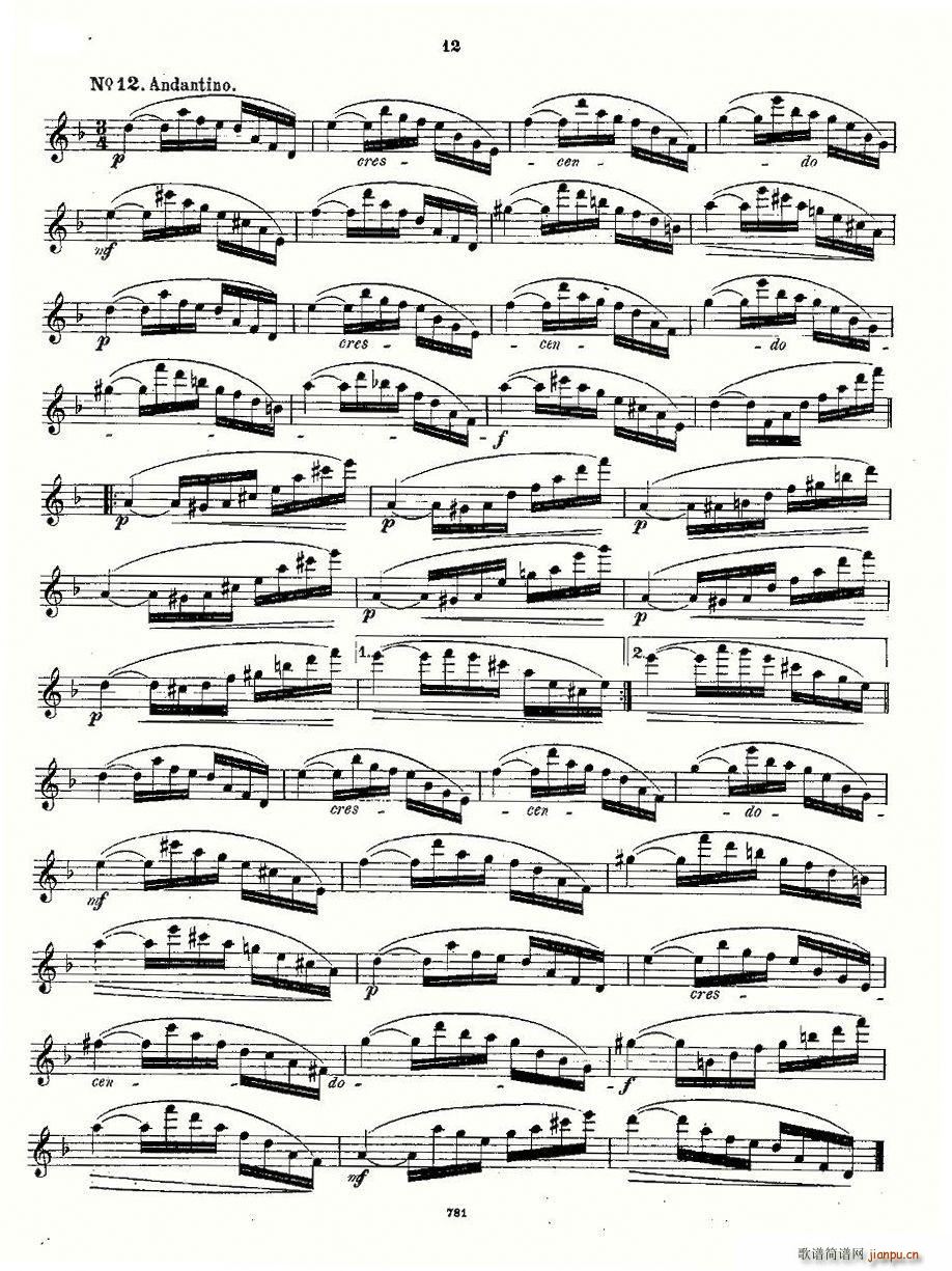 18 kleine Studien.Op.41(ʮ�ּ�����)12