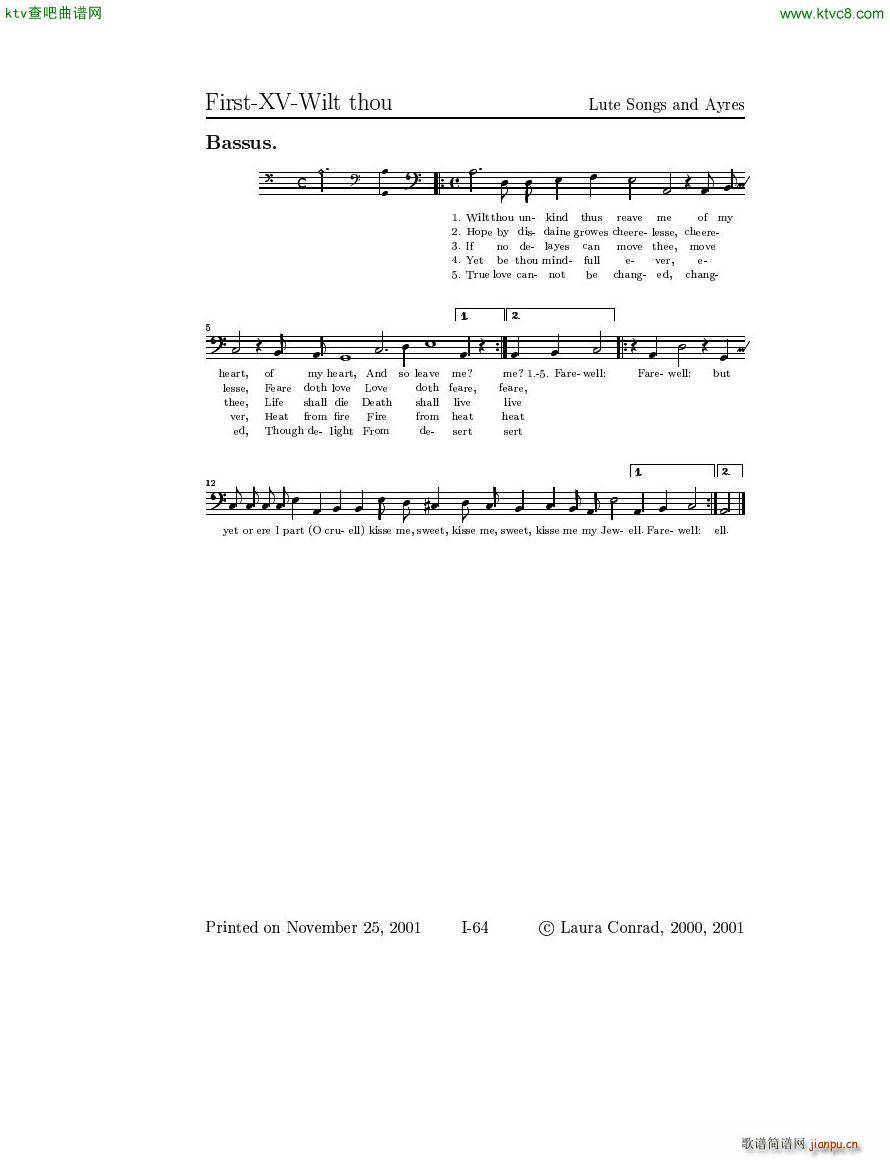 Dowland Lute Music ��(����V)20