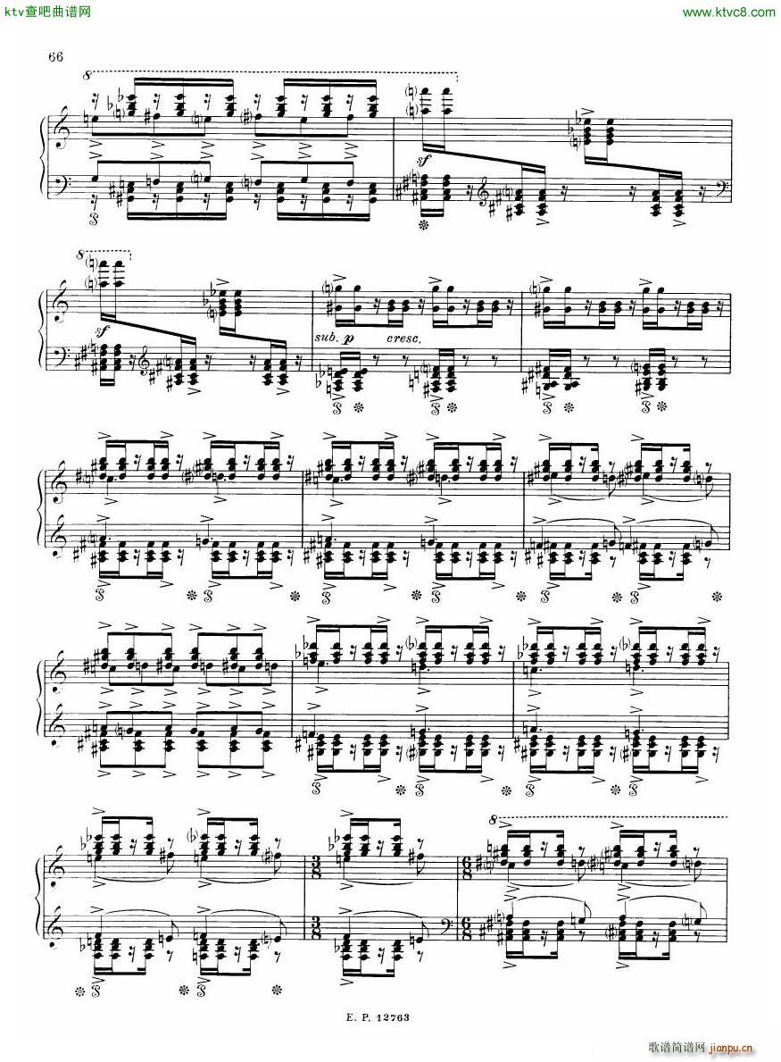 Russian Soviet Piano Music Album of 20th century ��(����V)11