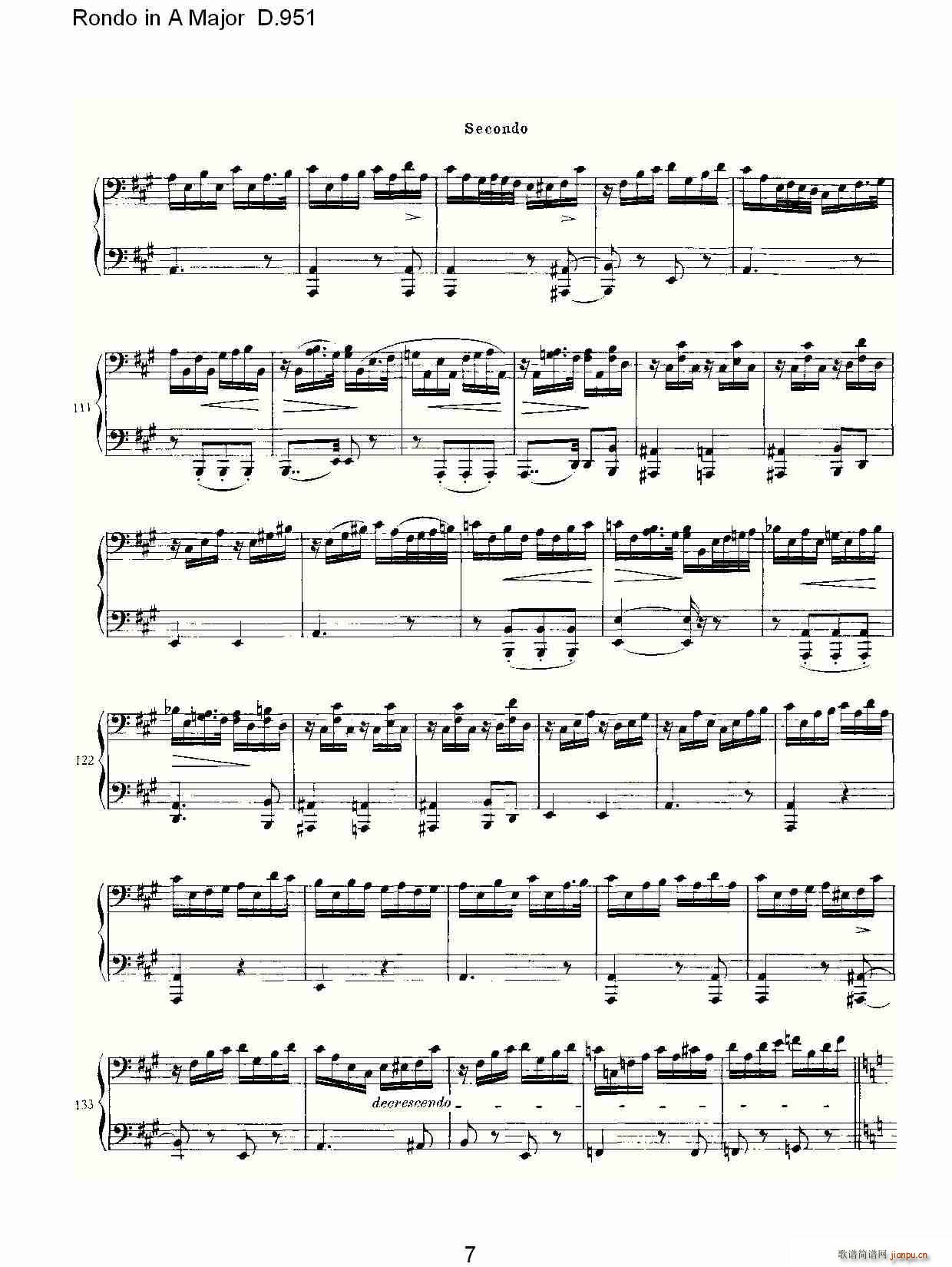 Rondo in A Major D.951(ʮ�ּ�����)7