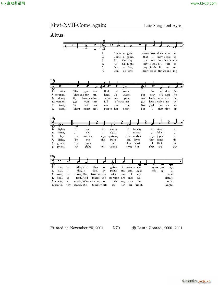 Dowland Lute Music ��(����V)26