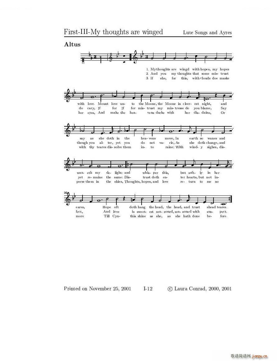 Dowland Lute Music һ Lute Music һ(ʮ�ּ�����)18