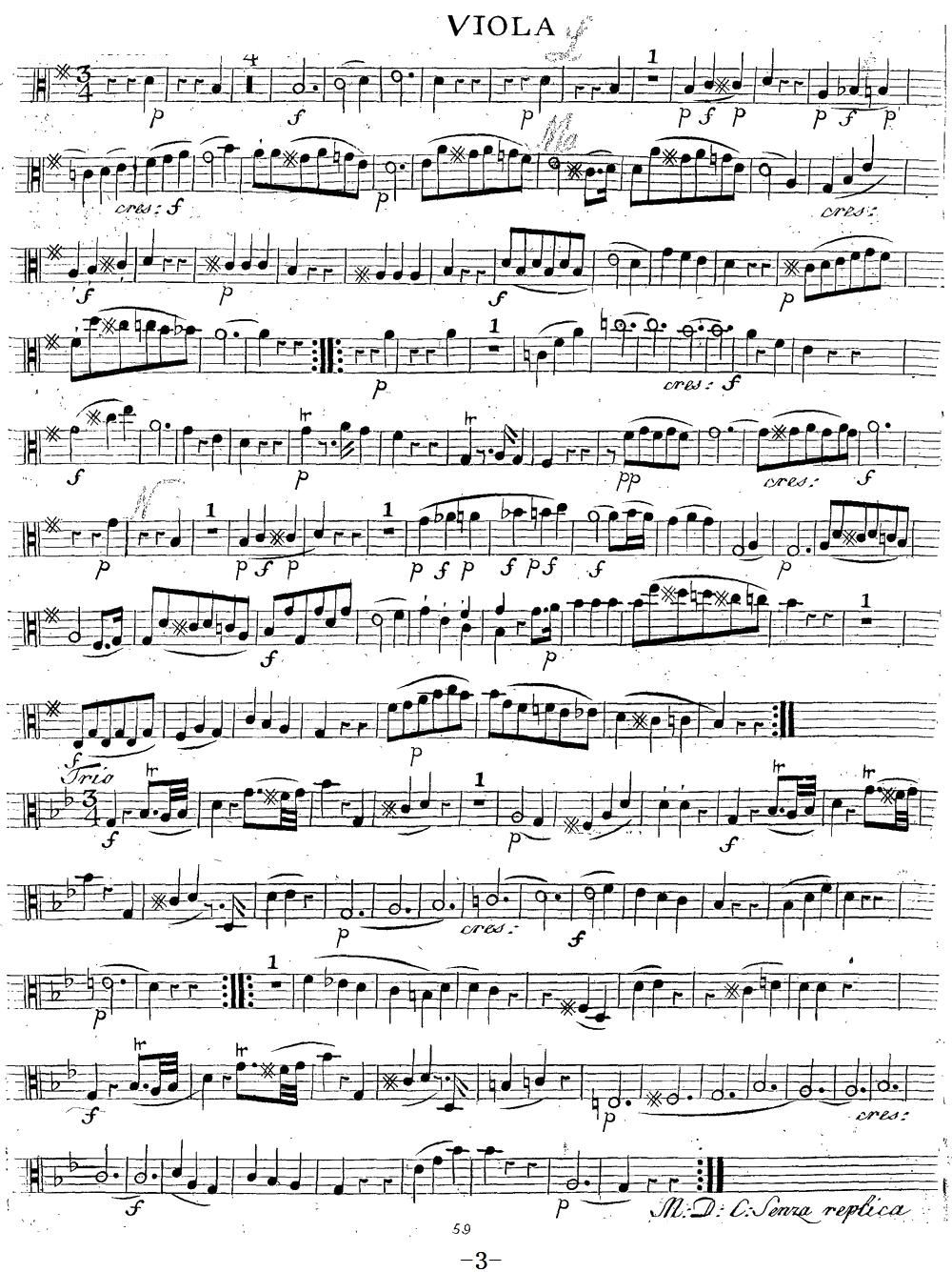 Mozart Quartet No 14 in G Major K 387 Viola(ʮ�ּ�����)3