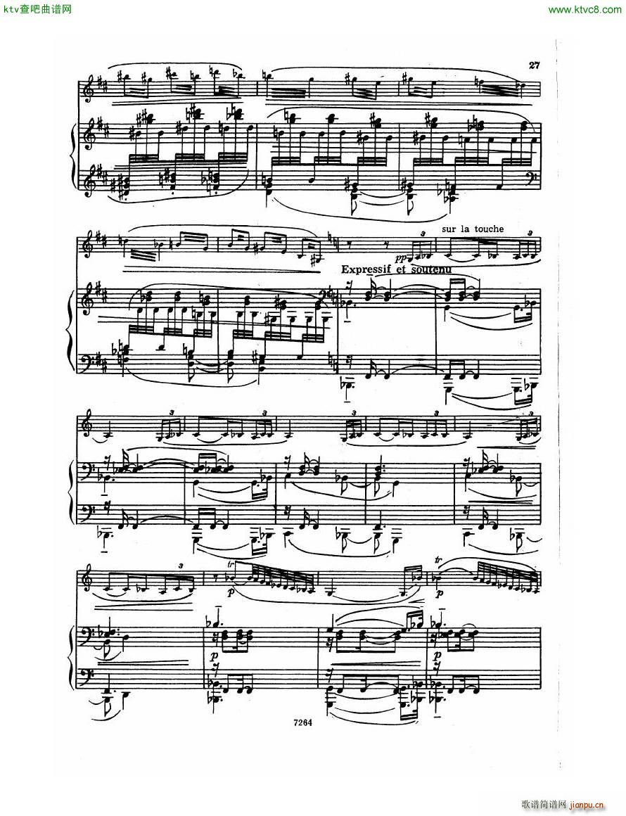 Debussy Violin Sonata Pn(����V)26
