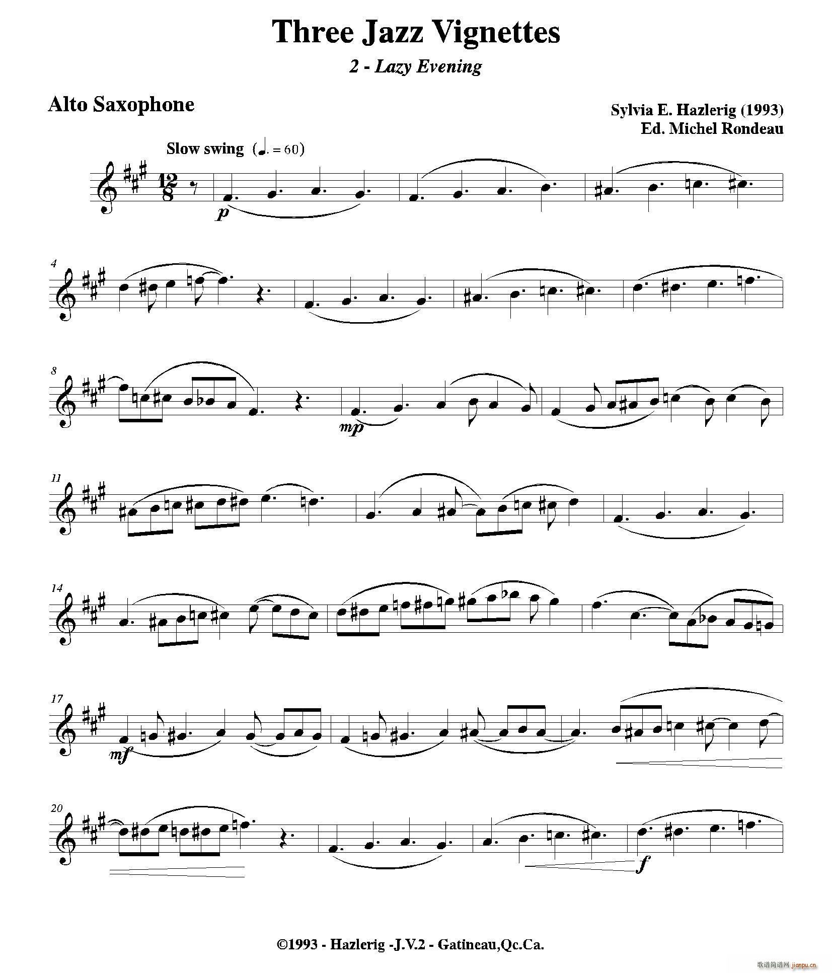 Three jazz vignettes �ڶ���(l�� )�� �����������_��˹(���V)1