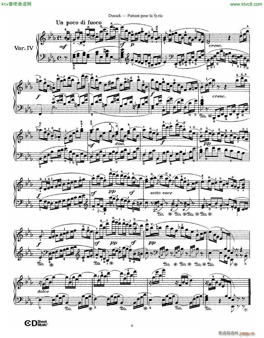 Dussek Partant Pour La Syrie(����V)6