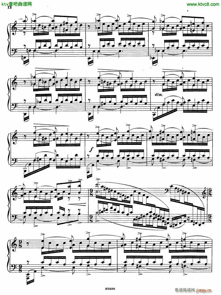 Gliere 25 Preludes op30 Book4(����V)11