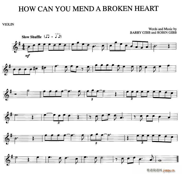 HOW CAN YOU MEND A BROKEN HEART(ʮ�ּ�����)1