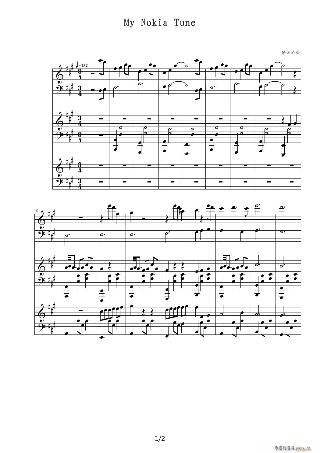 My nokia tune A�{(����V)1