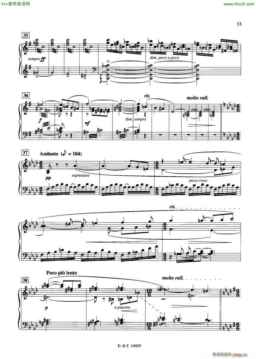 Durufl�� Op 6 Trois Danses(����V)12