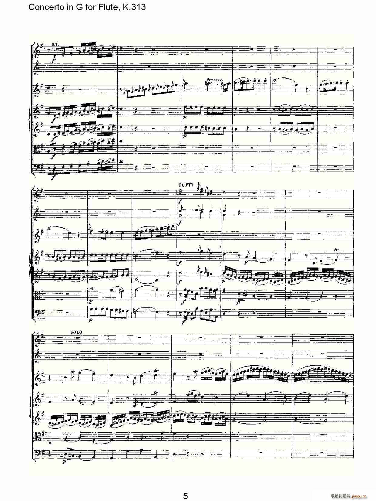 Concerto in G for Flute, K.313(�Ѻ��V)5