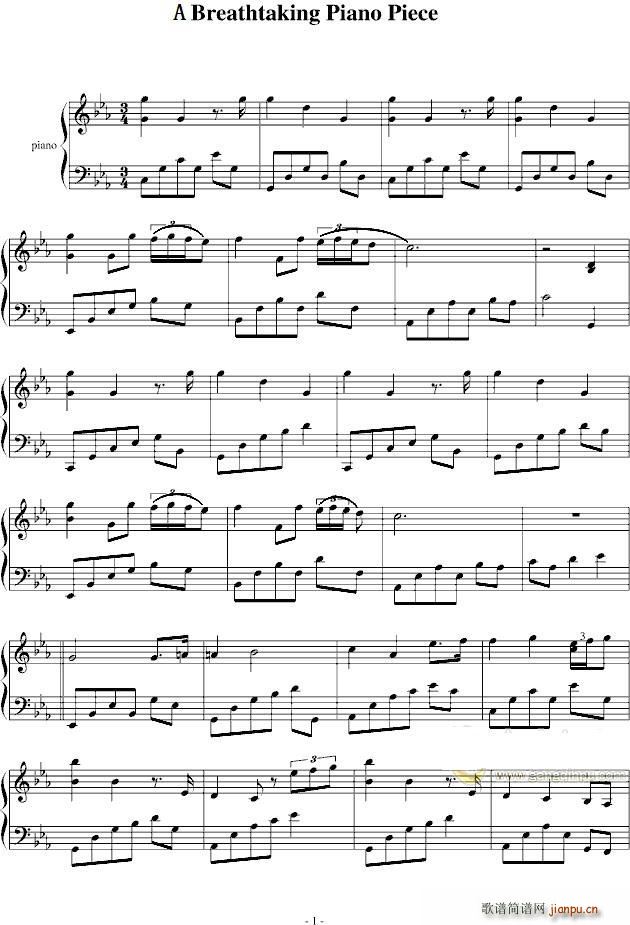 A Breathtaking Piano Piece(����V)1