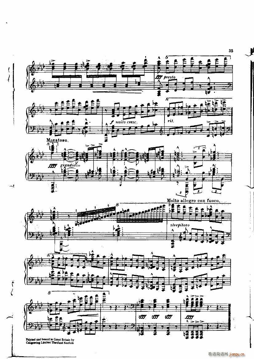 Bowen Op 72 Piano Sonata No 5 in F(����V)34