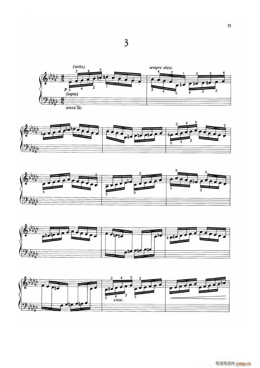 Dohnanyi Etude Op 28 3 3(ʮ�ּ�����)1