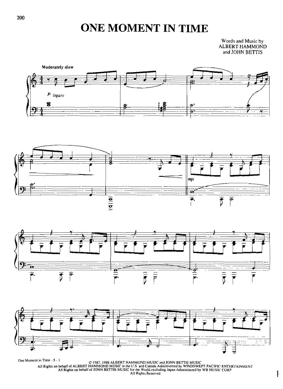 ONE MOMENT IN TIME Dan Coates �������{ ��(����V)1