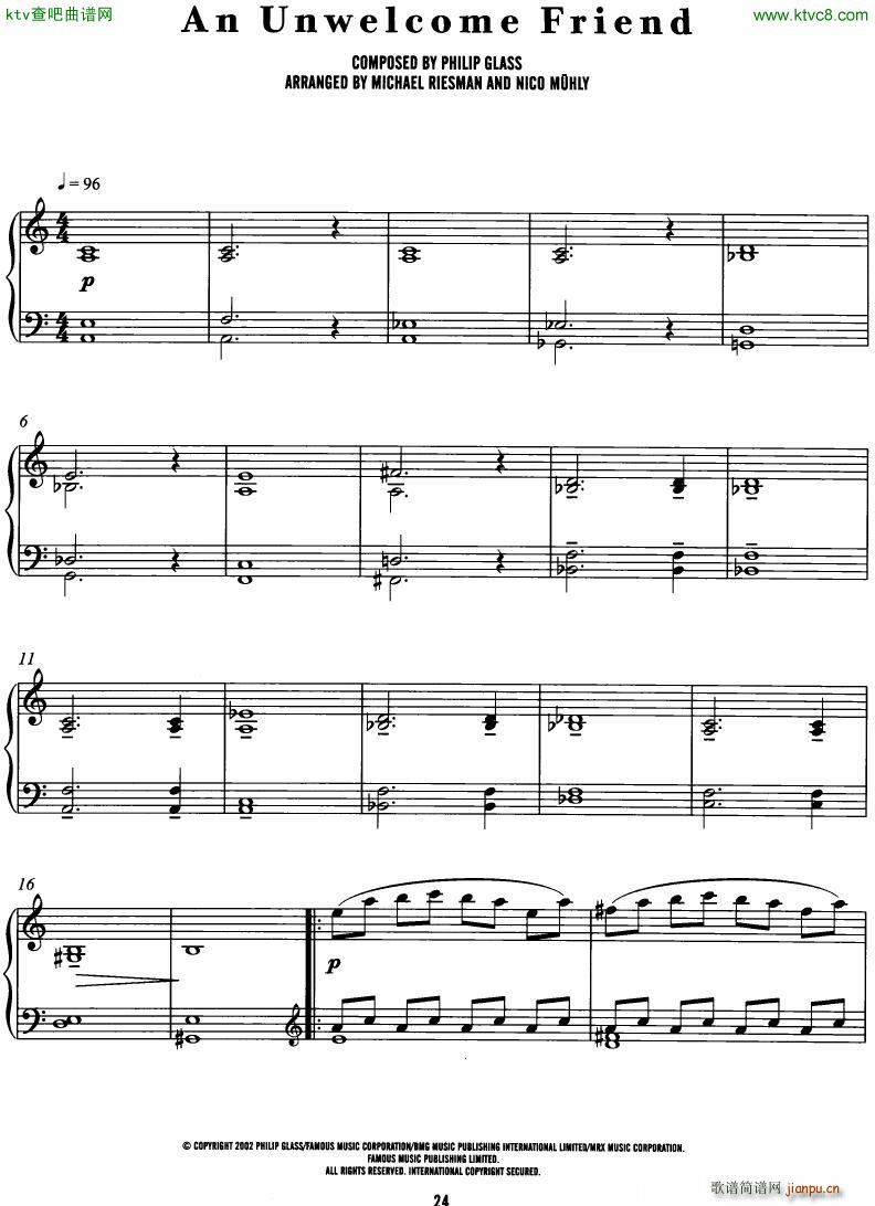 Philip Glass The Hours complete book(����V)21