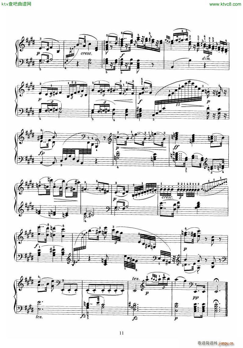 Piano Sonata No 52 in Eb(����V)11