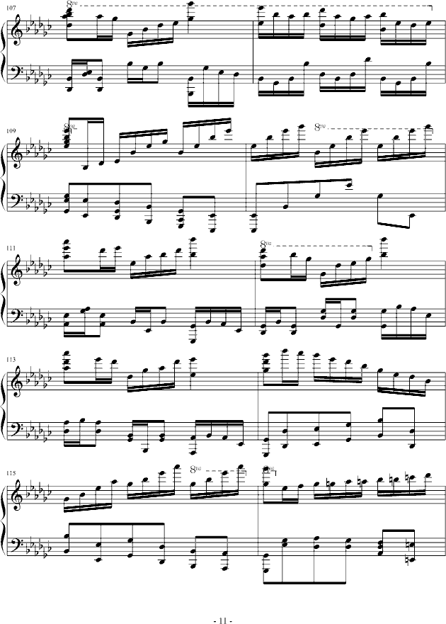 eyude no.3 in G flat(����V)11
