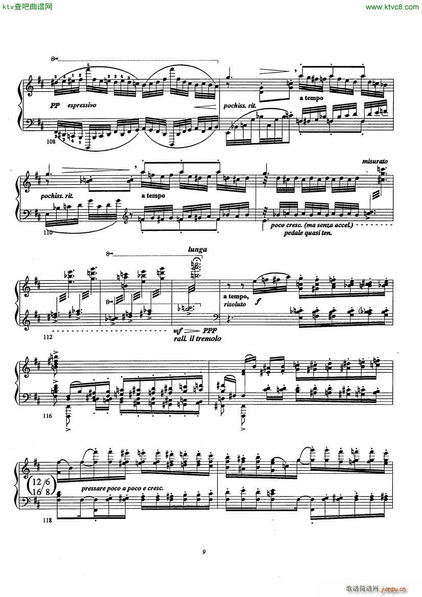 Etude No 3 La Campanella D apr��s Paganini Liszt(����V)9