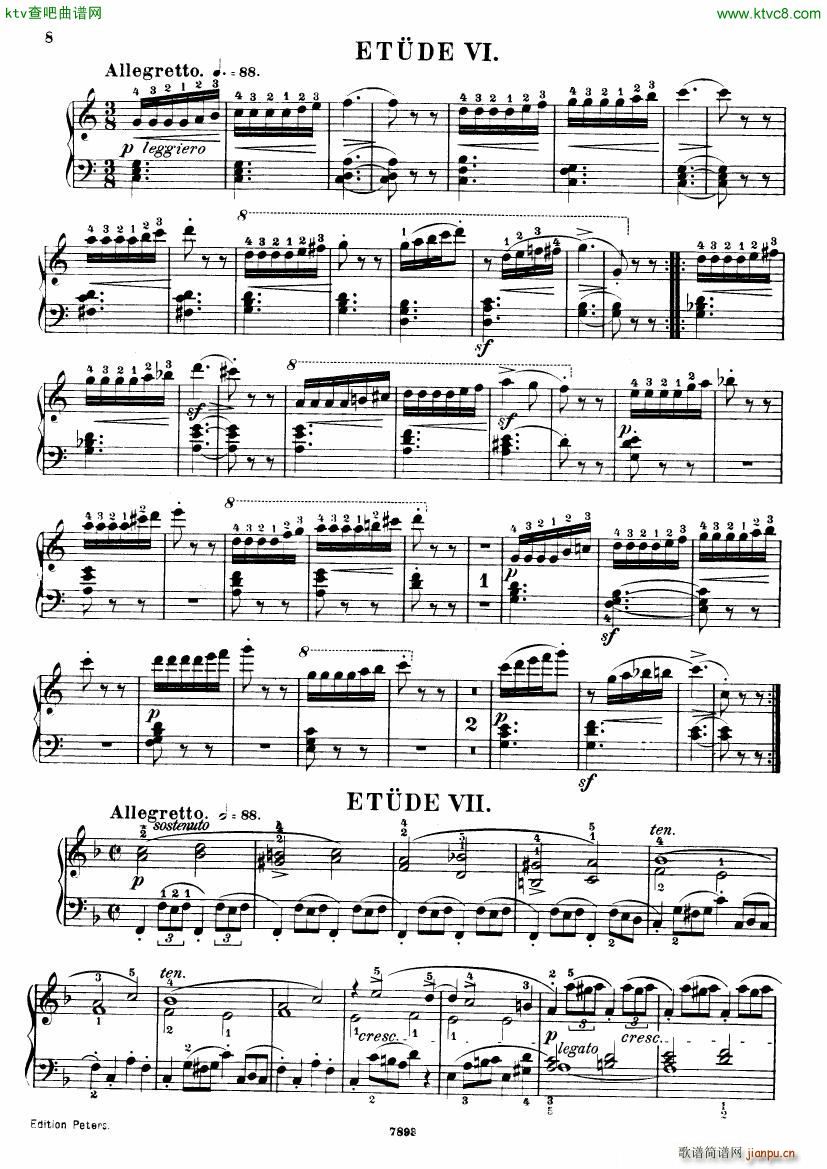 Henri Bertini 1798 1876 25 Easy Etudes Op 100(����V)9