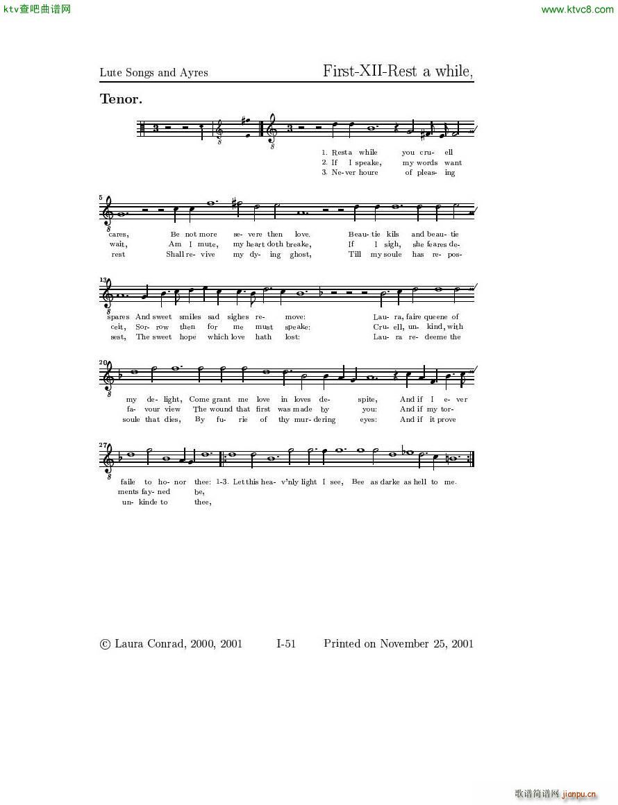 Dowland Lute Music ��(����V)7