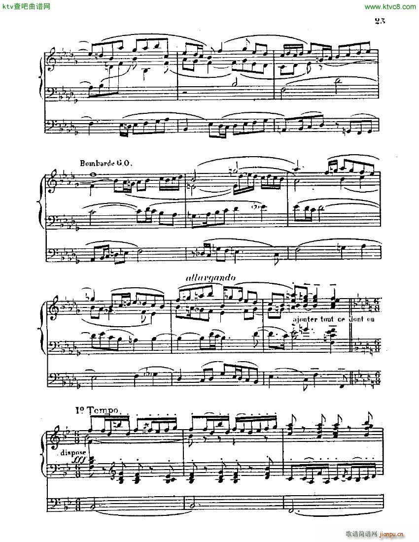 Blin Rene Symphonie mvt 1 solo organ(����V)23