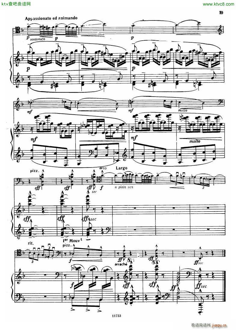 Debussy Sonata for Cello and Piano(����V)18
