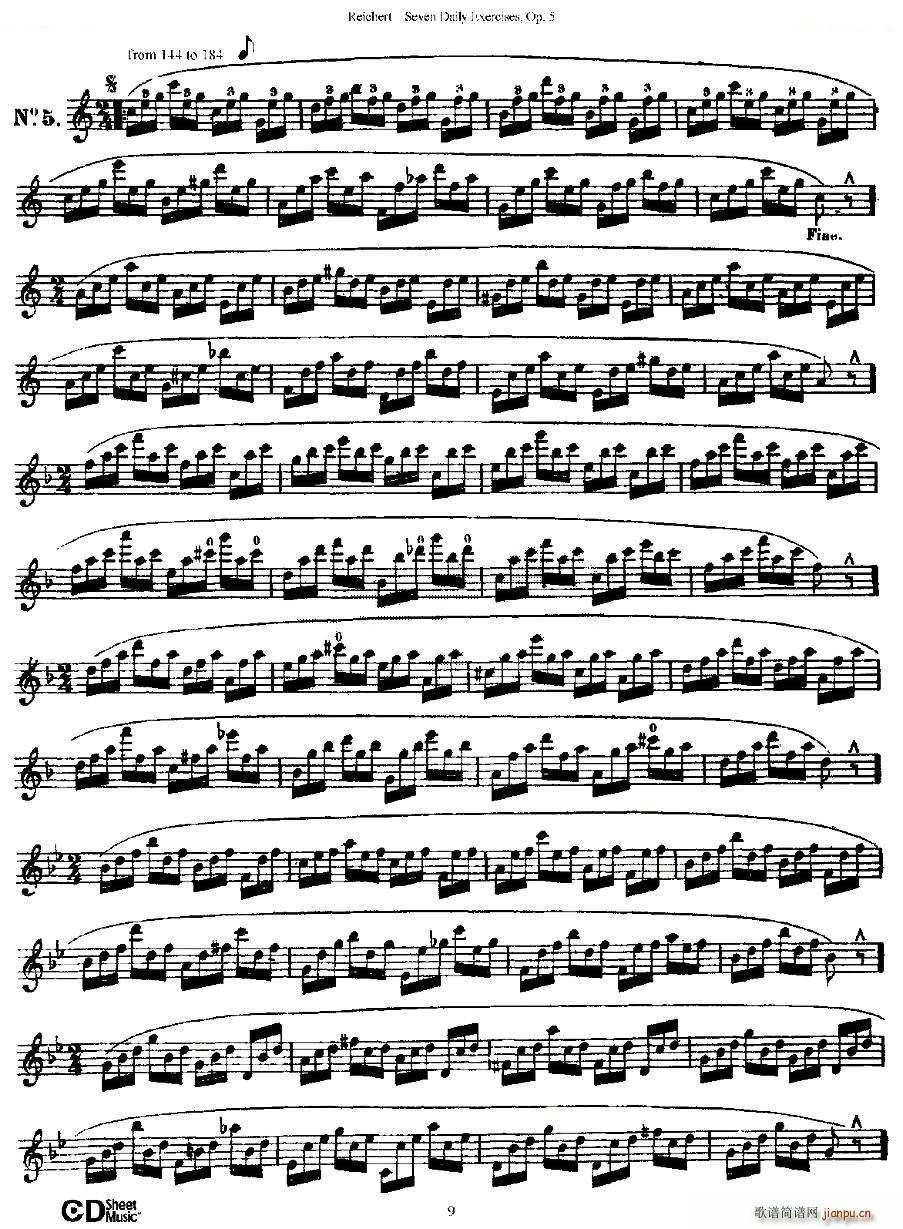 Seven Daily Exercises Op 5 ÿ�վ������� ��Ʒ5̖ �~��(ʮ�ּ�����)9