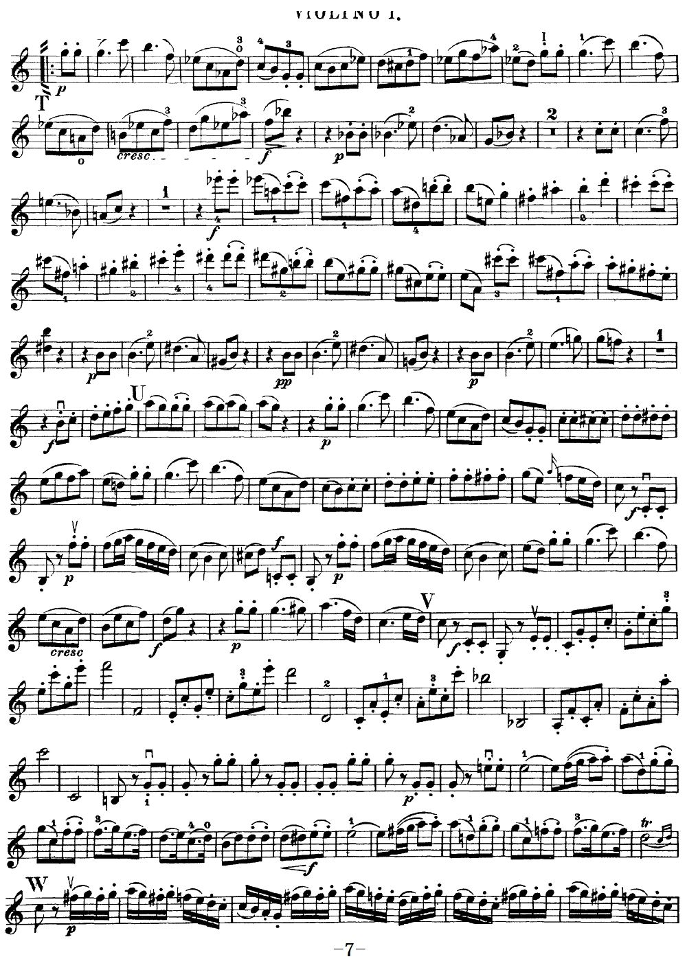 Mozart Quartet No 19 in C Major K 465 Violin 1(ʮ�ּ�����)7