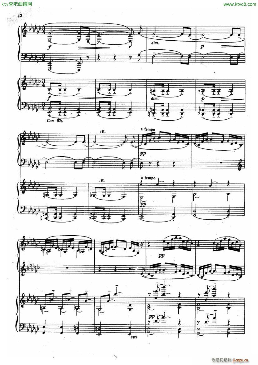 Guastavino Romance For 2 Pianos(����V)21