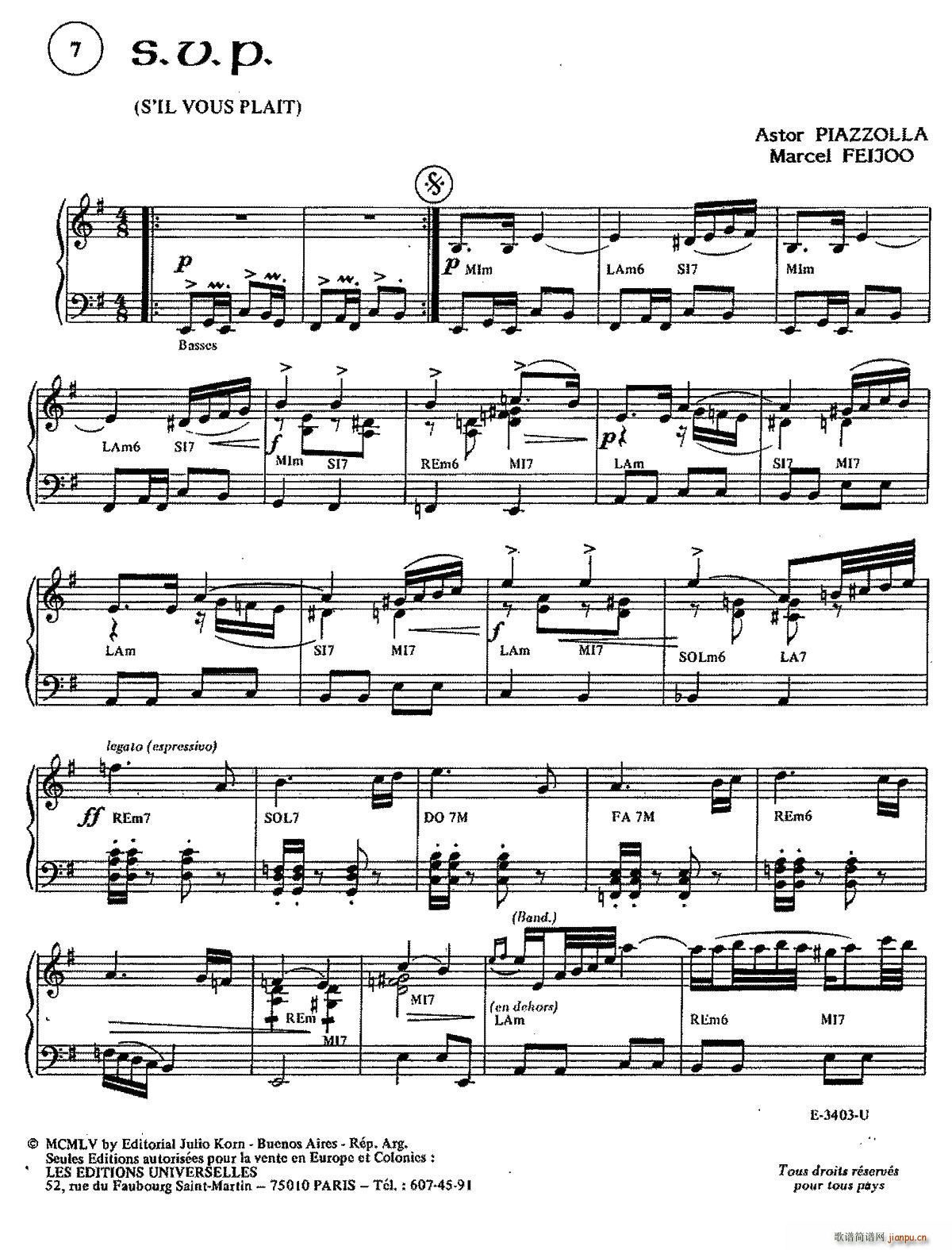 Piazzolla�ϼ� 7 S V P(���L(f��ng)���V)1