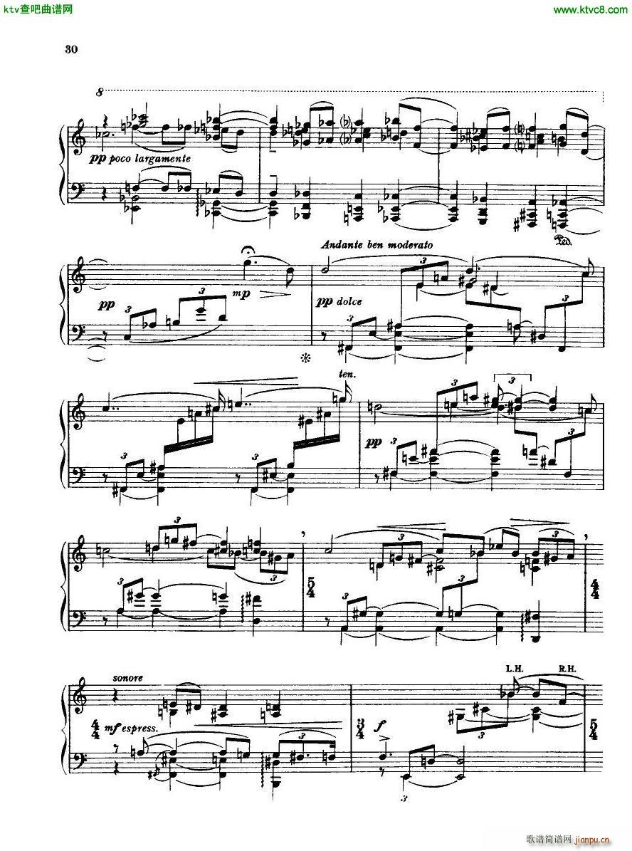 Bridge H160 Piano Sonata 1923 4(����V)30