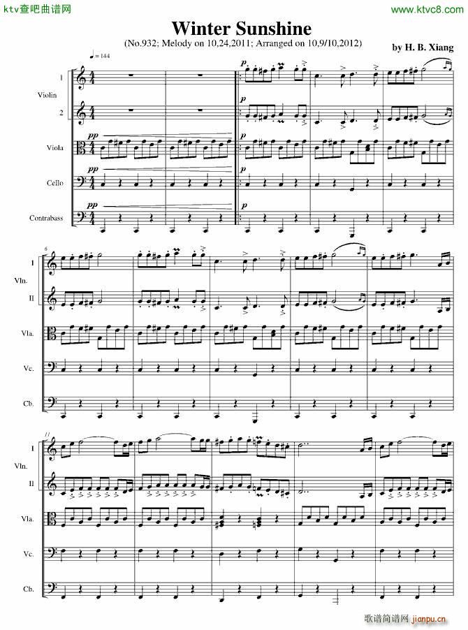 Winter Sunshine �Ҙ�(l�� )�(����V)1