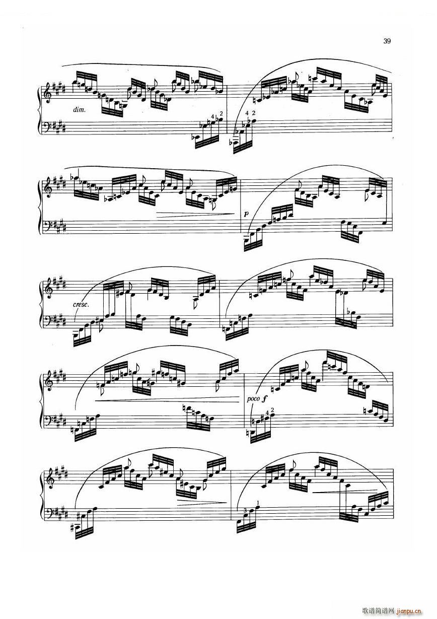 Dohnanyi Etude Op 28 5 5(ʮ�ּ�����)5