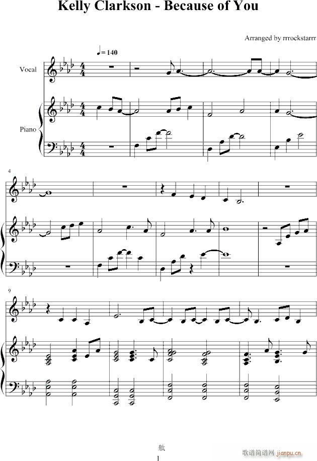 Because of  you(����V)1