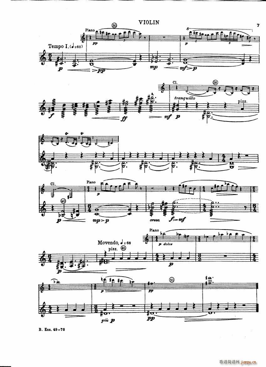 Bartok SZ 111 Contrasts violin(����V)7