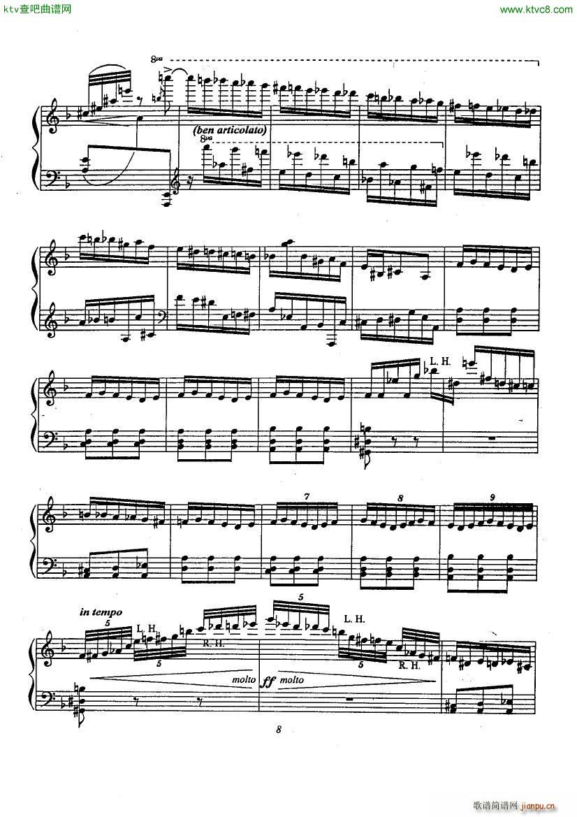 Etude No 6 Omaggio a Domenico Scarlatti(����V)8