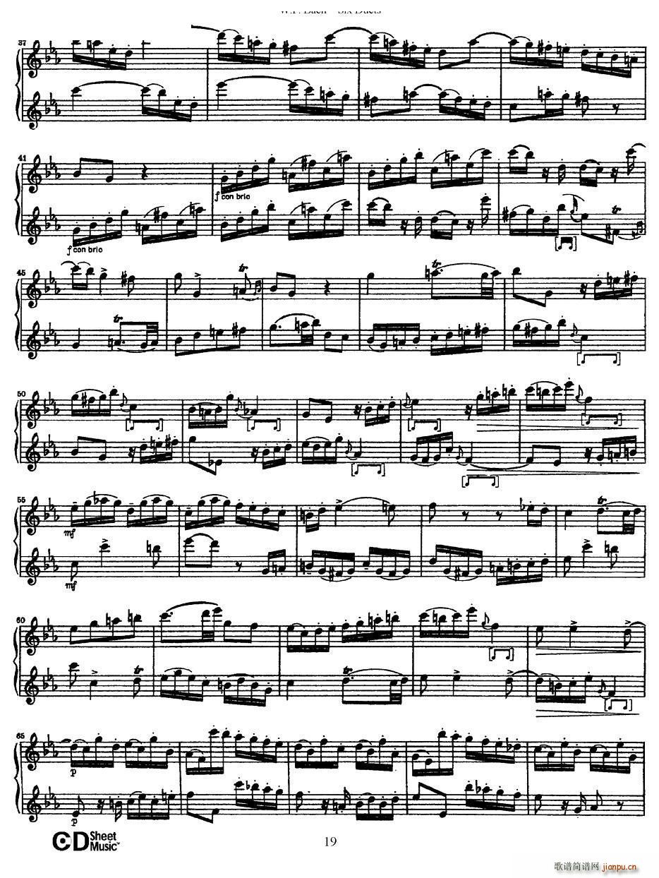 Six Duets 6�׶����� 3(���V)6