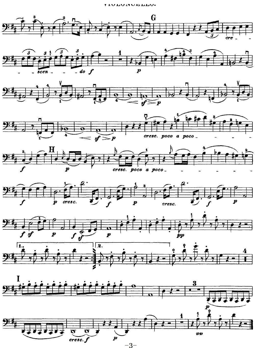 Mozart Quartet No 20 in D Major K 499 Cello(ʮ�ּ�����)3
