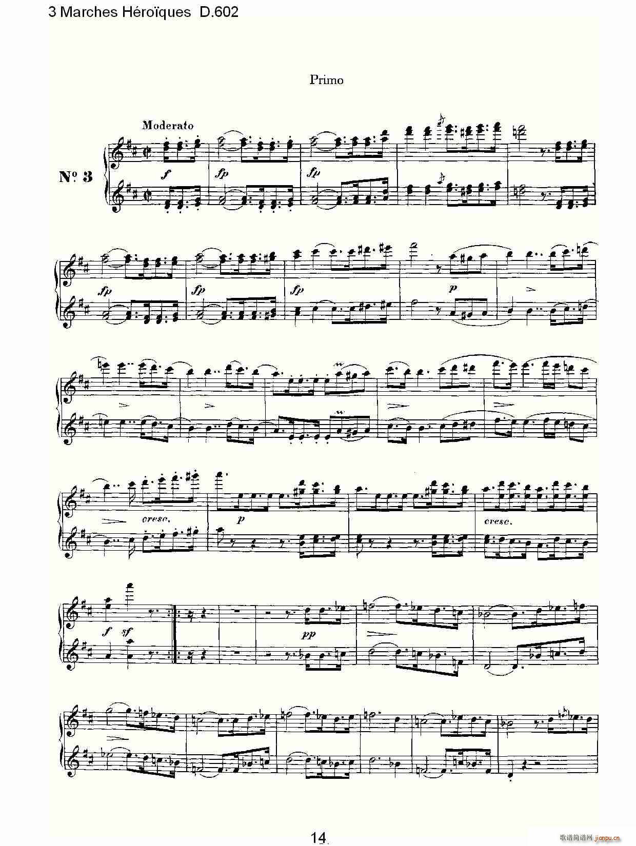 3 Marches H��ro?ques D.602(ʮ�ּ�����)14